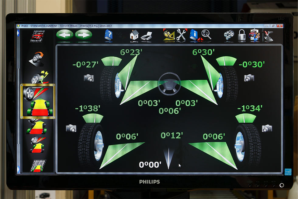 アライメントがズレているとこんなことが起こります