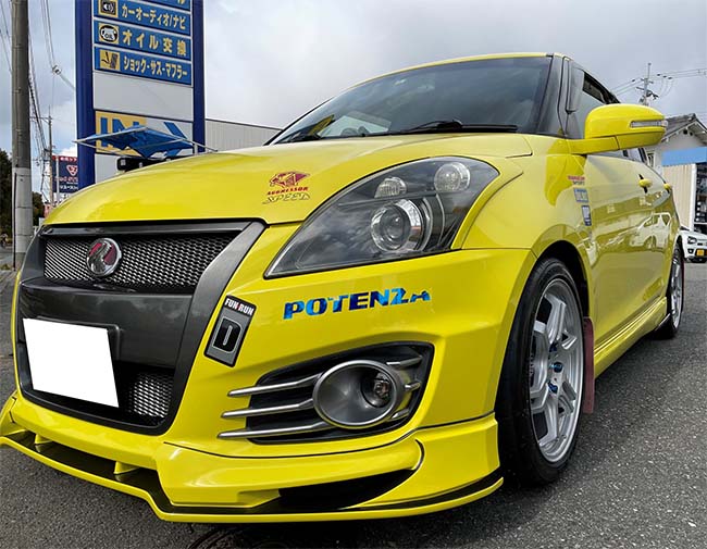 スイフトにRW006を装着