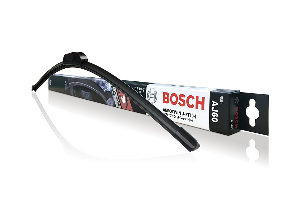 拭き取り性能にこだわった、国産車用フラットワイパー「BOSCH Aerotwin J-Fit(+)〔ボッシュ エアロツイン J-フィット(+)」