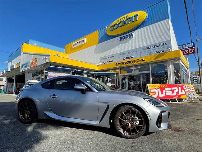 スバルBRZにTPMSを取り付け