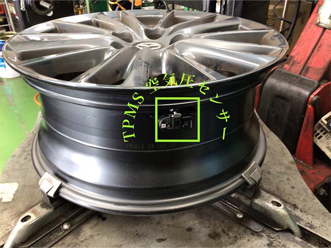 CX-5に「TPMS」を取り付け