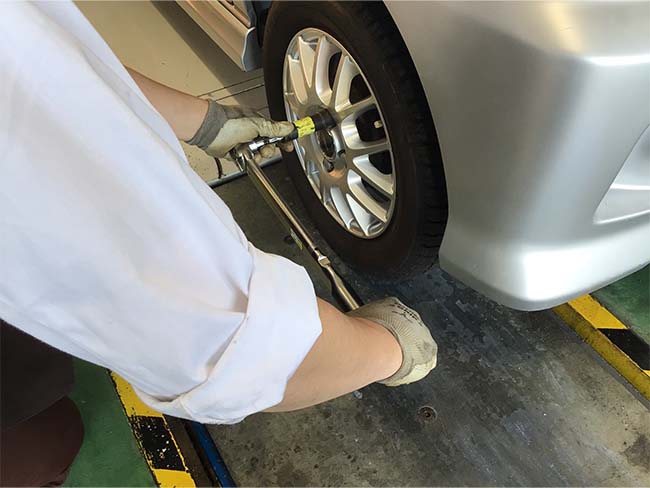 タイヤ保管プログラム利用事例