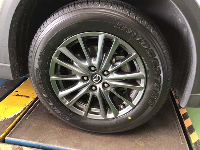 CX-5に「TPMS」を取り付け