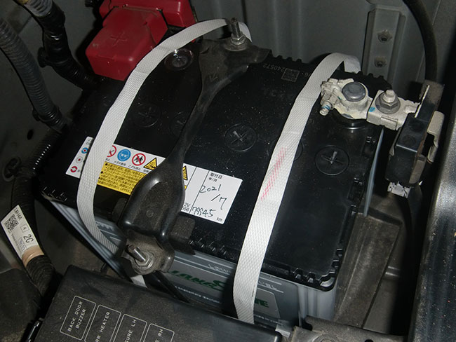 充電制御車用バッテリーに交換
