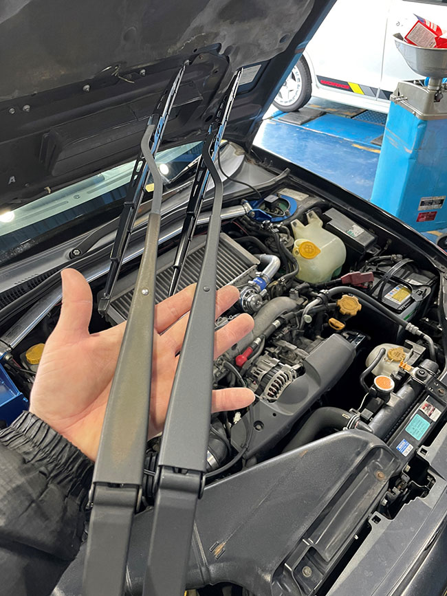 インプレッサのワイパー交換