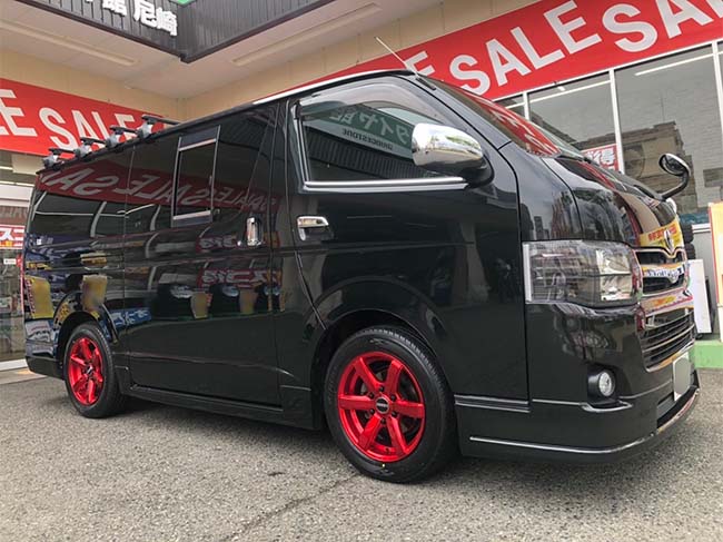 GL-Rをハイエースに取り付け