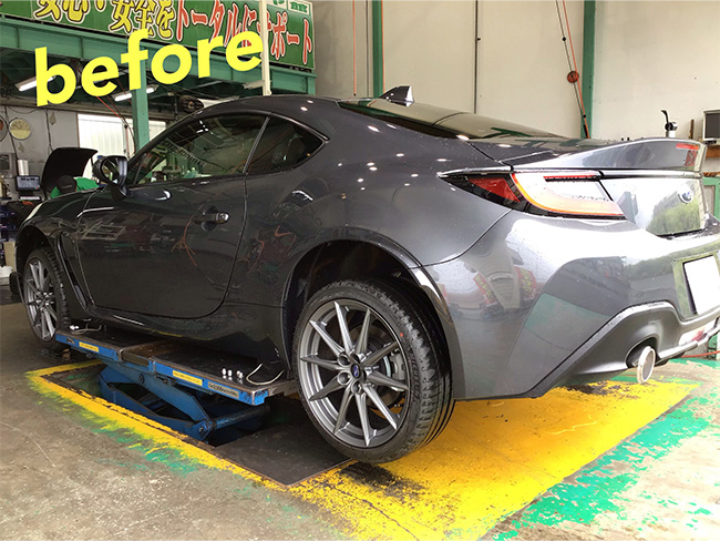 BRZにRW007を装着