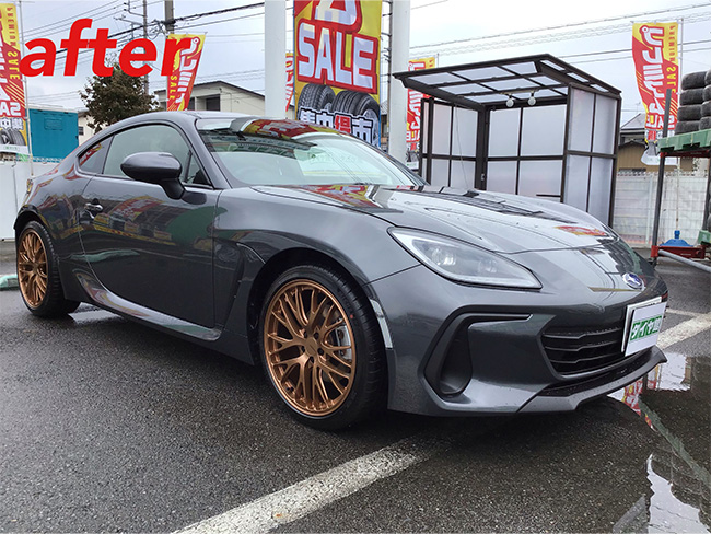 BRZにRW007を装着