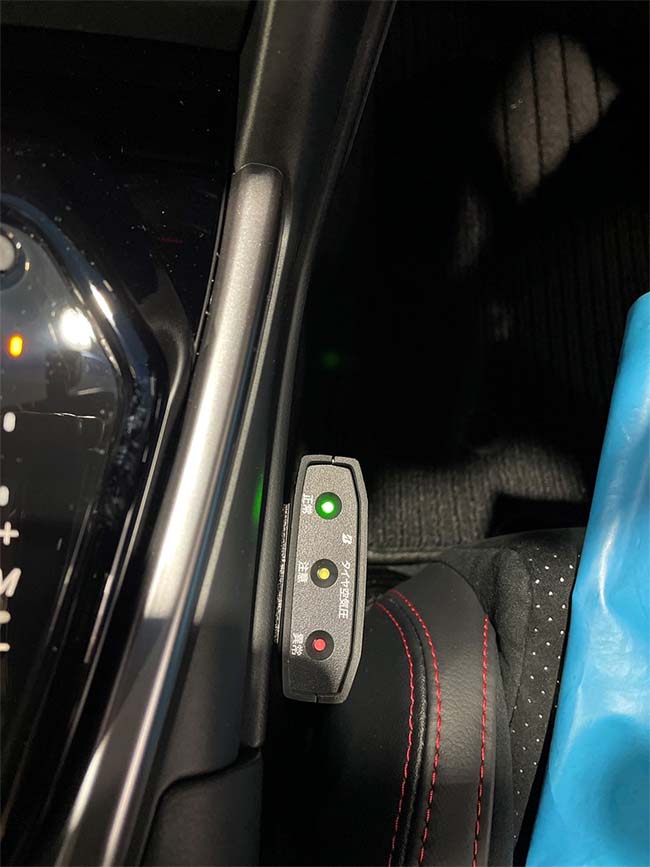 スバルBRZにTPMSを取り付け